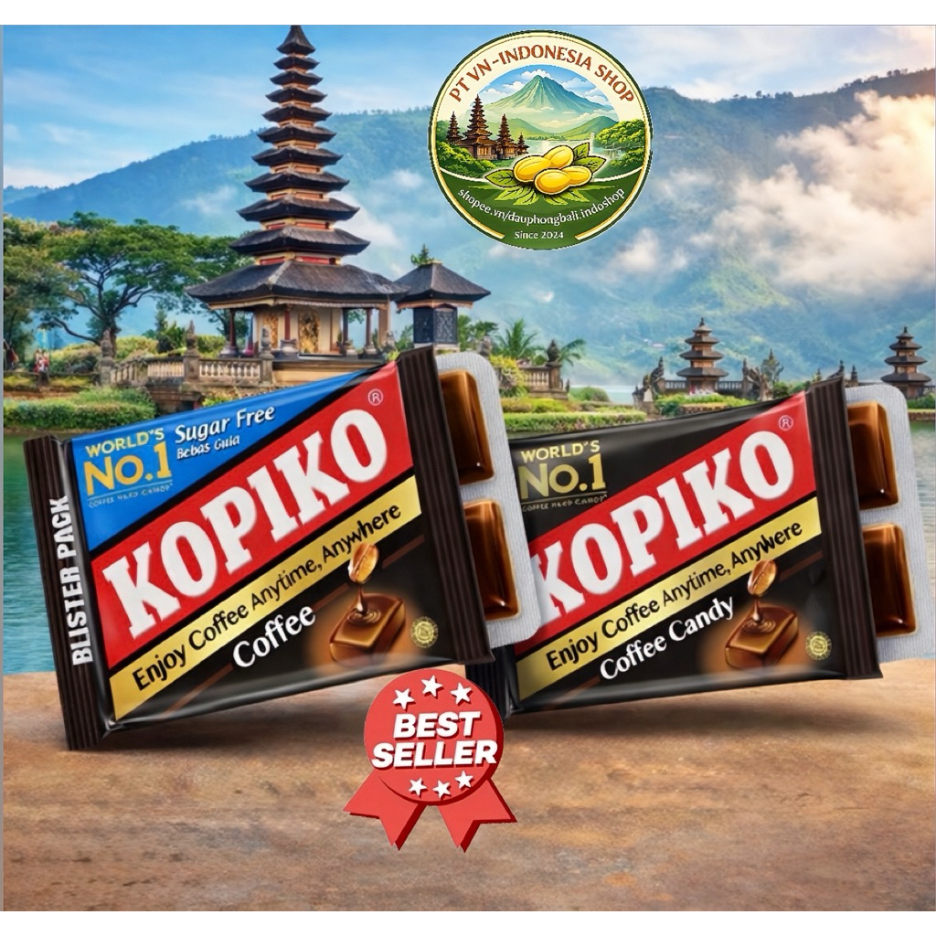 Kẹo cà phê Kopiko dạng vỉ 32gram – Kẹo cà phê Kdrama đình đám