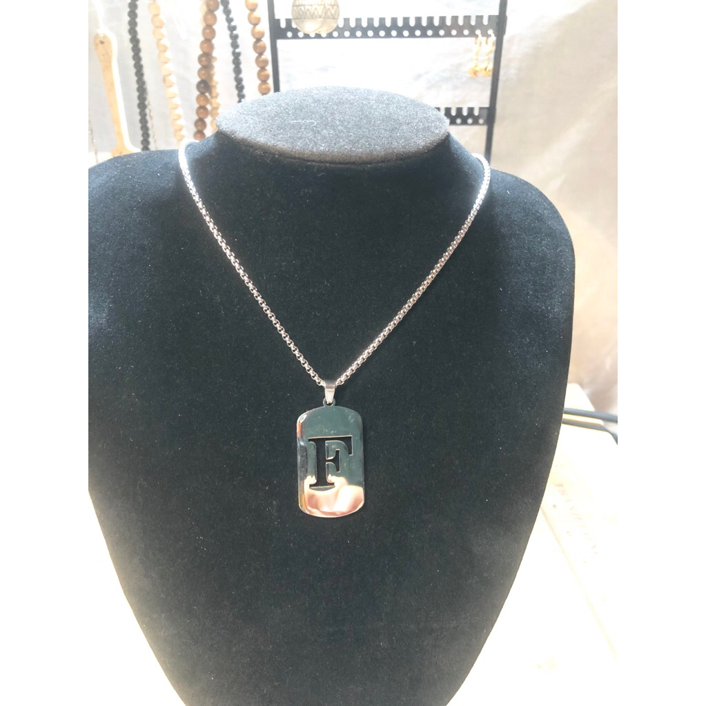 <Andy Shop> Dây chuyền unisex titanium thép không rỉ