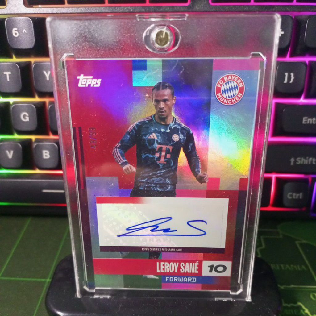 [Chính hãng][Tặng mag] Leroy Sané Autograph /99 Topps Teamset 24/25