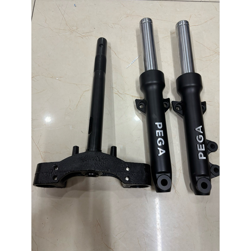 Phuộc trước, chảng ba xe đạp điện PEGA CAP-A hàng chính hãng