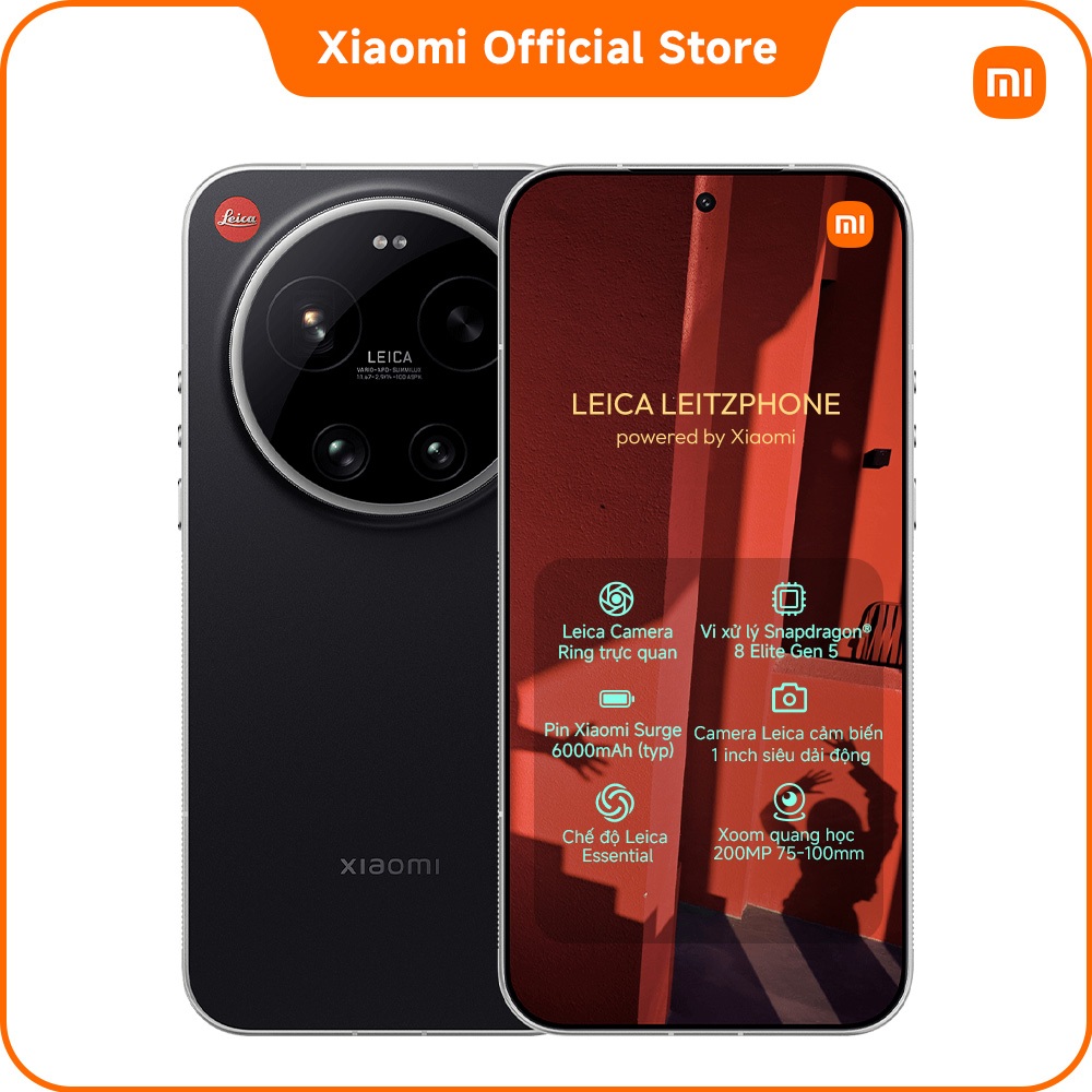 (Bản Đặc Biệt) Điện thoại thông minh Xiaomi 17 Ultra LEICA LEITZPHONE (16+1TB)|Pin 6000mAh(typ)|Hệ thống 3 Camera Leica | BigBuy360 - bigbuy360.vn