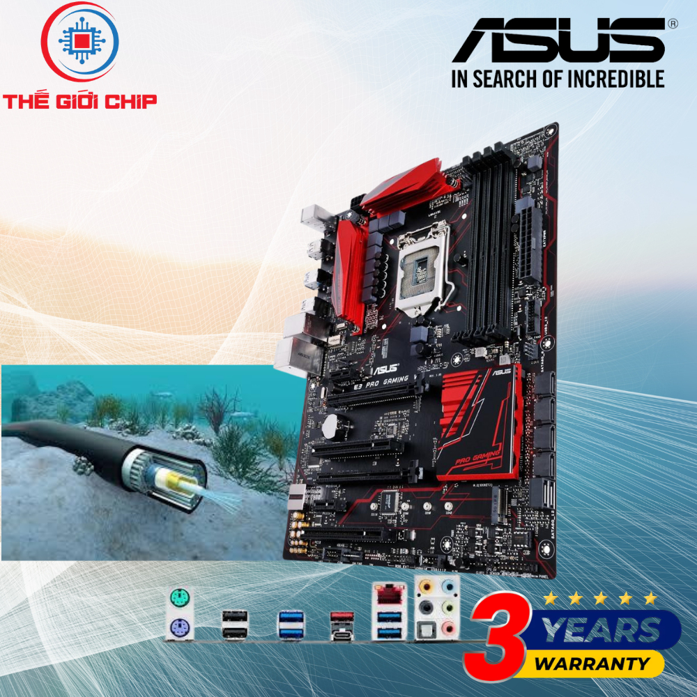 Mainboard (Bo mạch chủ) ASUS E3 PRO GAMING V5 1151 I like new Box Bảo hành 36 tháng bởi nhà cung cấp