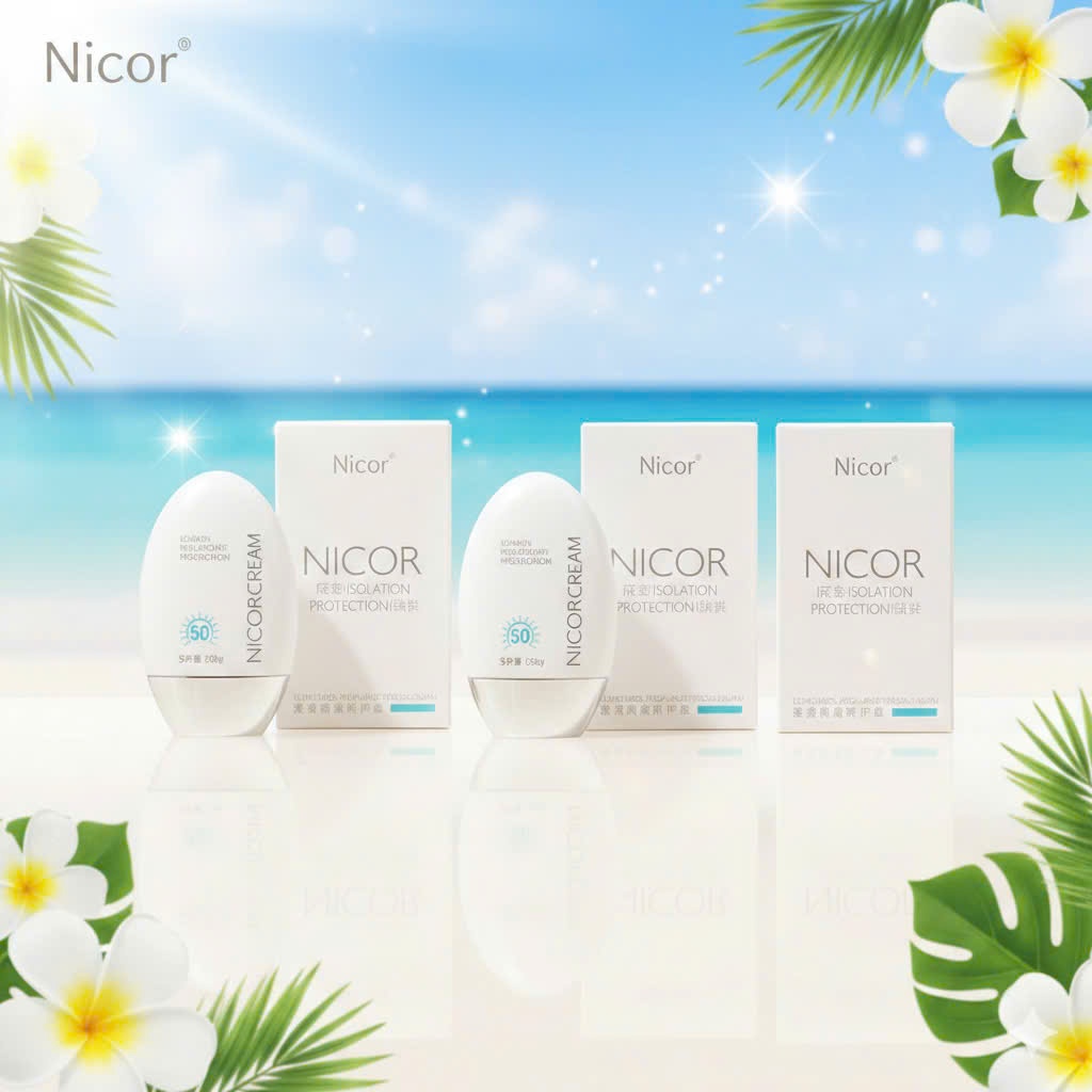 Bán sỉ 3 hộp kem chống nắng dưỡng da nâng tone Nicor chính hãng