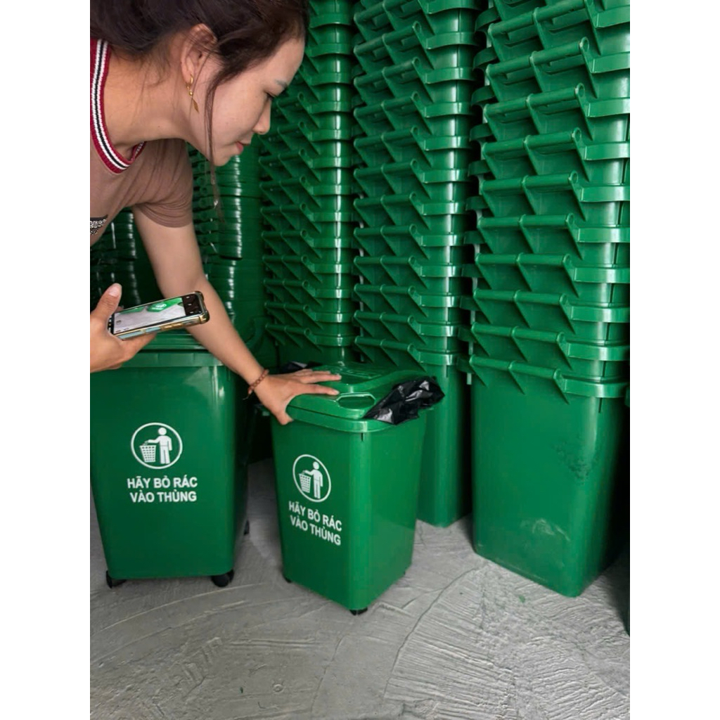 thùng rác môi trường gia đình 30lit 60lit 100lit 120lit và 240lit