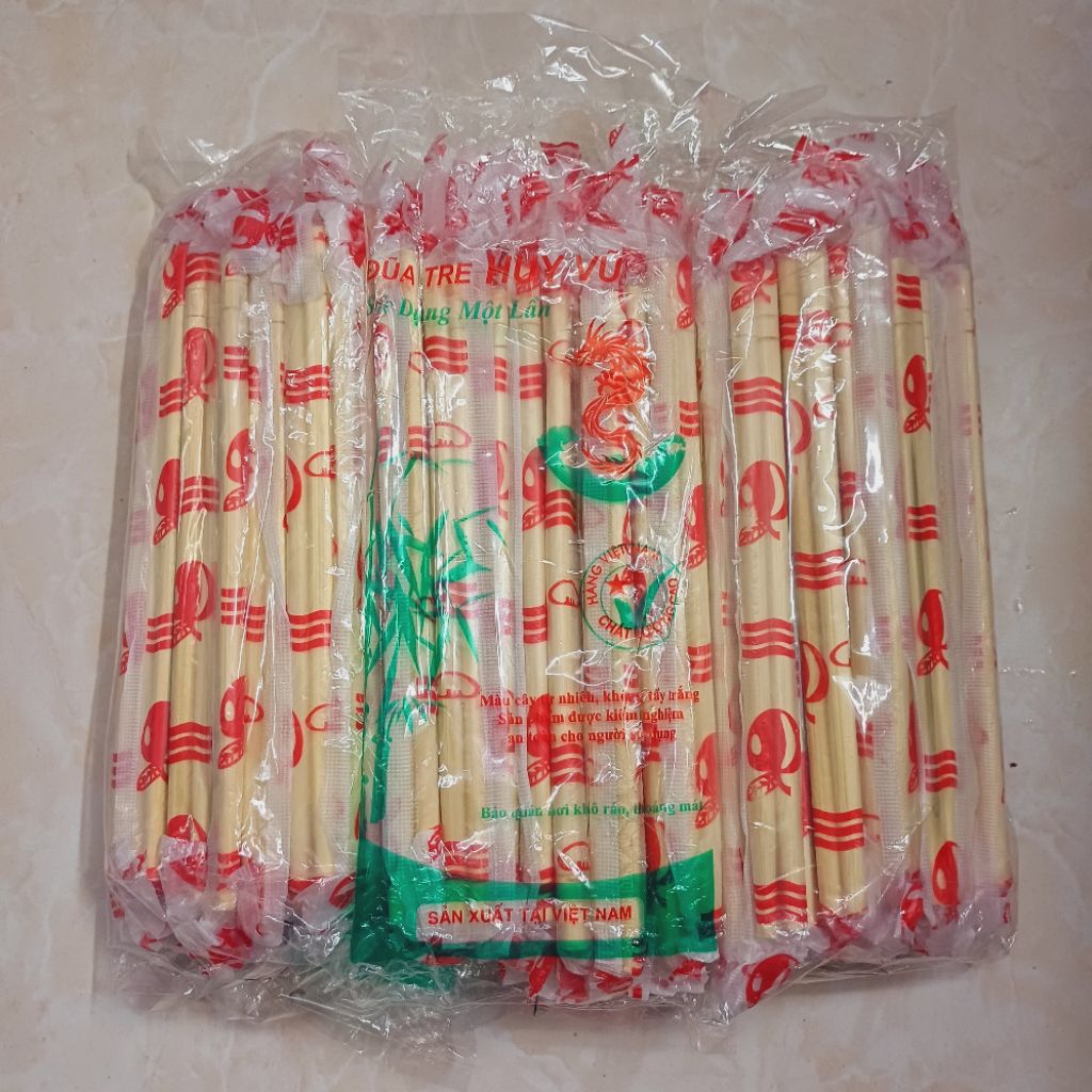 Combo 5 Gói Đũa Tre ( 19 đôi /gói)