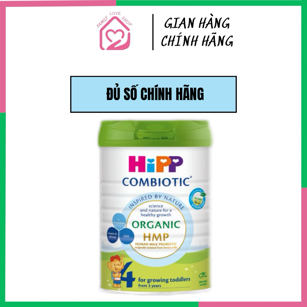 Sữa bột Hipp Organic Combiotic bò/ dê lon 350g/800g chính hãng