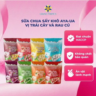 Sữa Chua Sấy Khô Aya-ua, Sữa Chua Sấy Khô Vị Trái Cây Và Rau Củ Cung Cấp Lợi Khuẩn - Gói 10g, 16g
