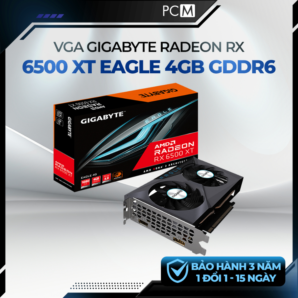 VGA Gigabyte Radeon RX 6500 XT EAGLE 4GB GDDR6