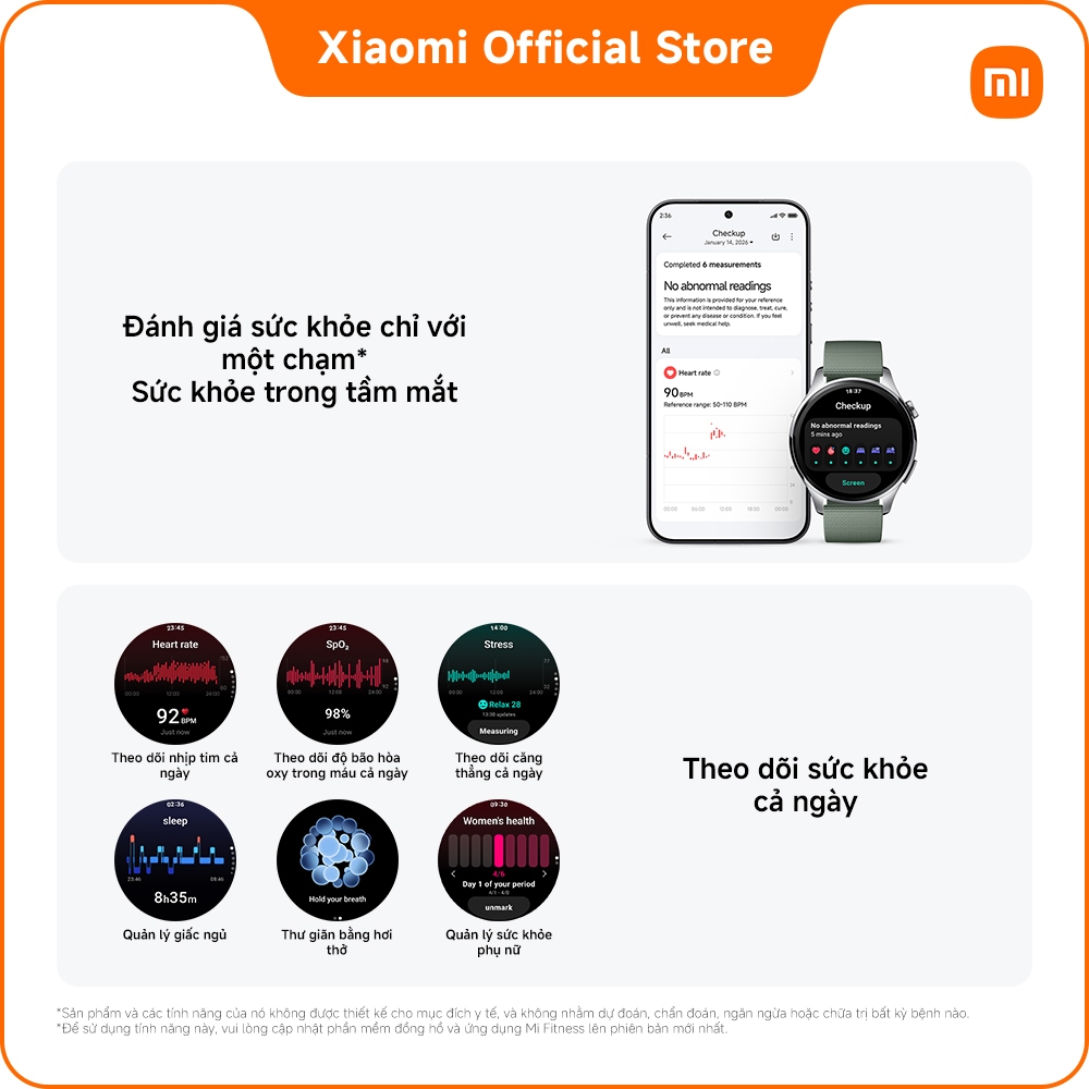 Đồng hồ thông minh Xiaomi Watch 5 | BigBuy360 - bigbuy360.vn