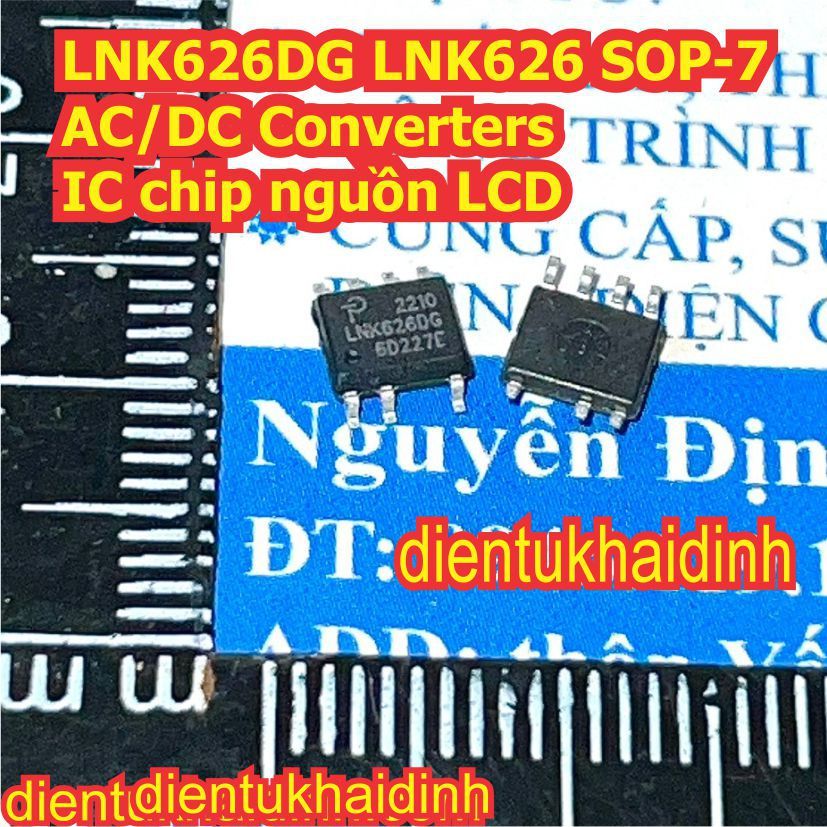 2 con LNK626DG LNK626PG LNK626 SOP-7 /DIP-7 AC/DC Converters IC chip nguồn LCD kde0916