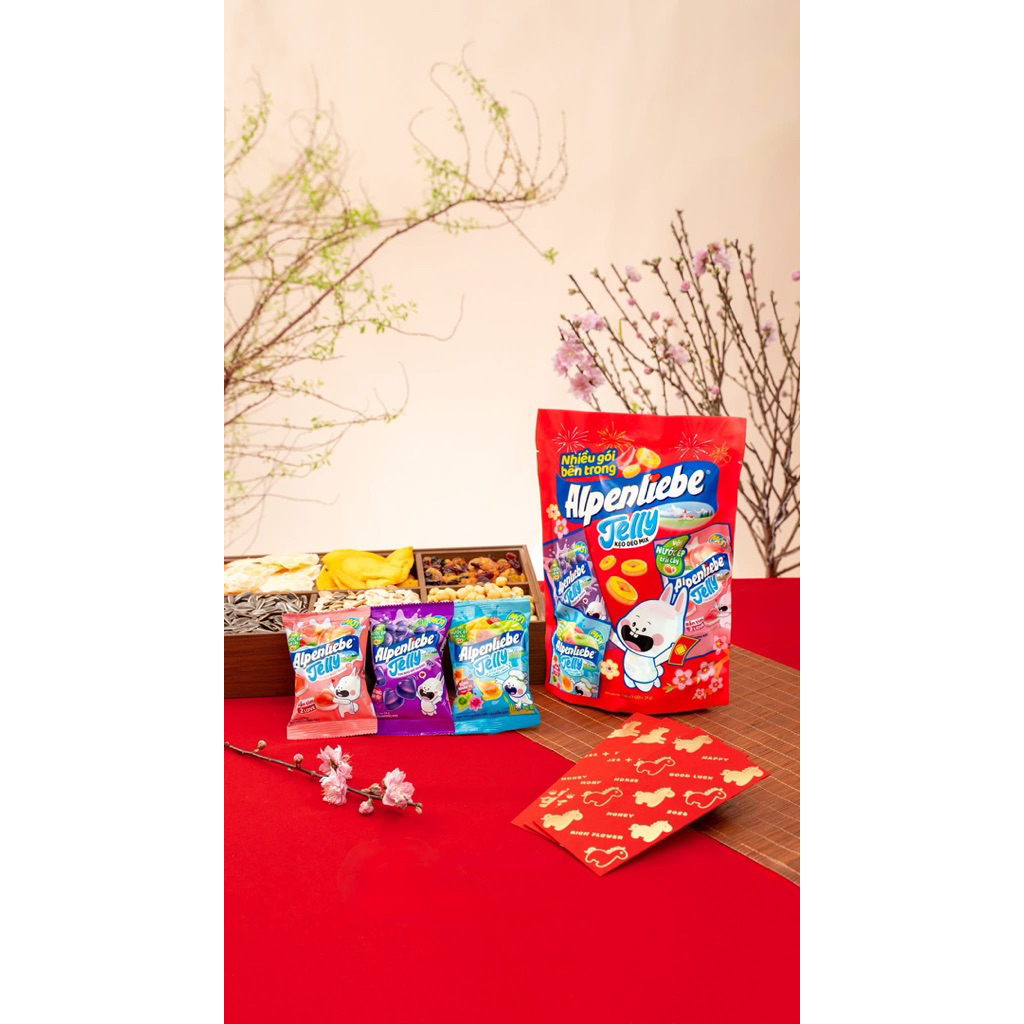 combo 5 gói kẹo dẻo alpenliebe jelly