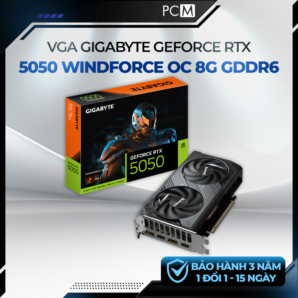 VGA RTX 5050 8GB Gigabyte WINDFORCE OC GDDR6