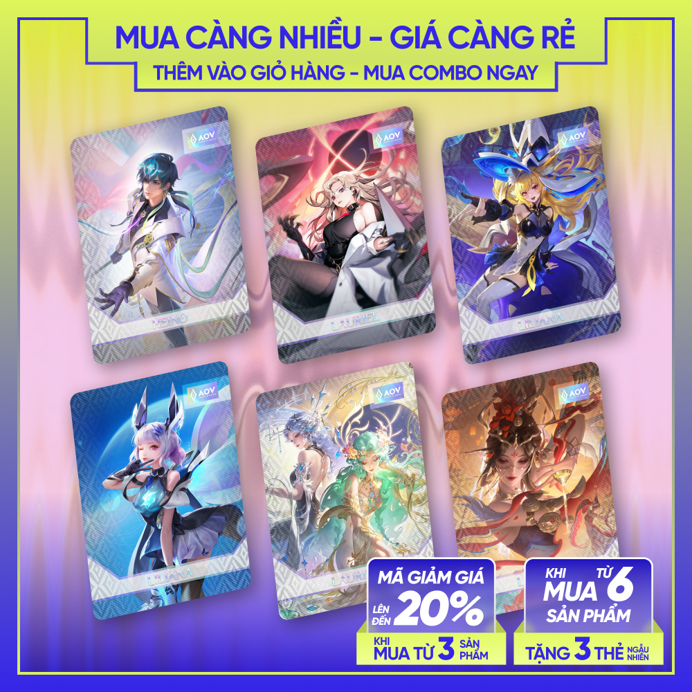 BEST OF AOV | Heino Liliana Lauriel | CARD BO GÓC LIÊN QUÂN MOBILE - ARENA OF VALOR AP