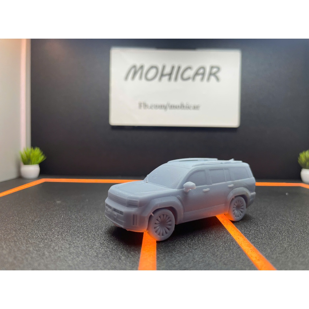 Mô Hình Ô Tô Hyundai Santafe Resin - Decor Bàn Làm Việc, Quà Tặng Người Mê Xe