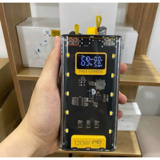 Sạc pin dự phòng dung lượng 30000mha công suất 120w ,chuẩn 2 cell pin ,sạc nhanh ,pin trâu bảo hành 12 tháng