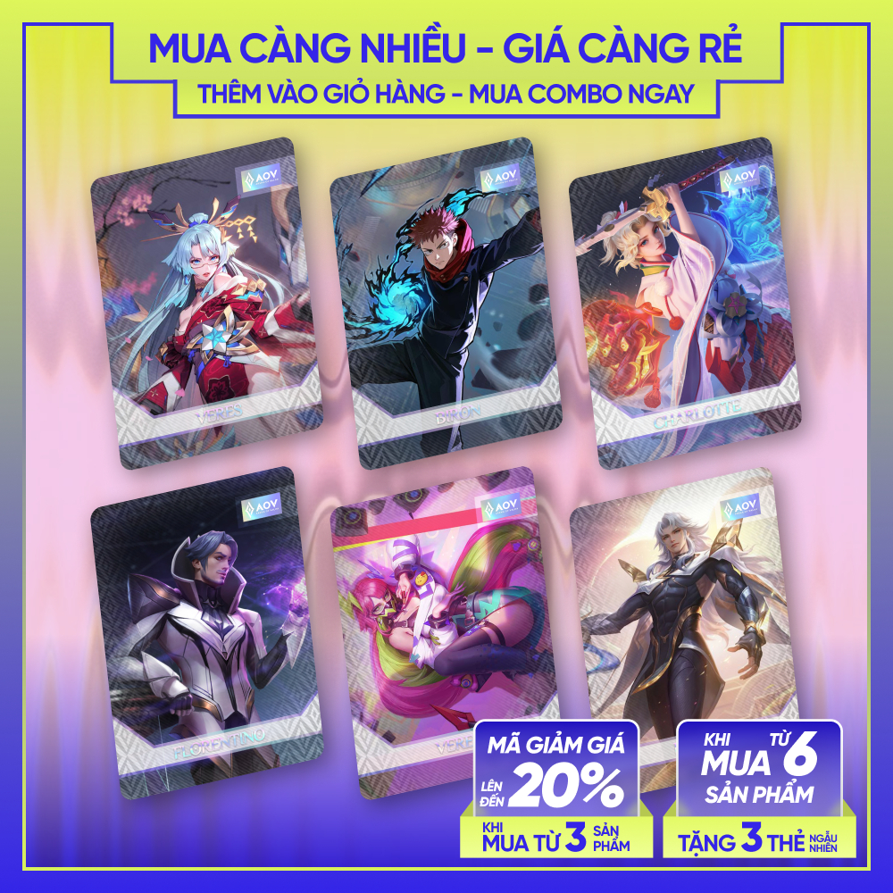 BEST OF AOV | Edras Florentino Charlotte Veres Biron | CARD BO GÓC LIÊN QUÂN MOBILE - ARENA OF VALOR