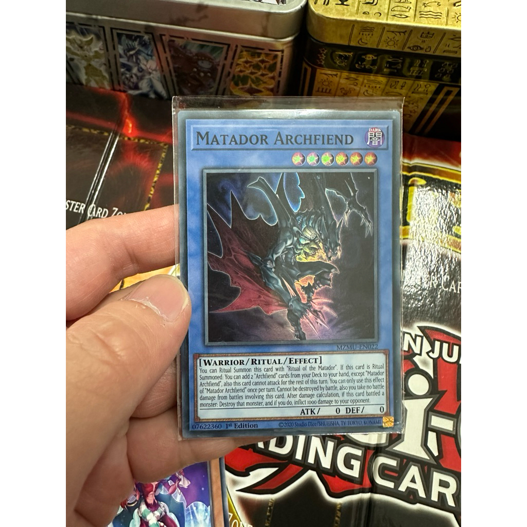 Thẻ bài Yugioh Matador Archfiend (Real Card)