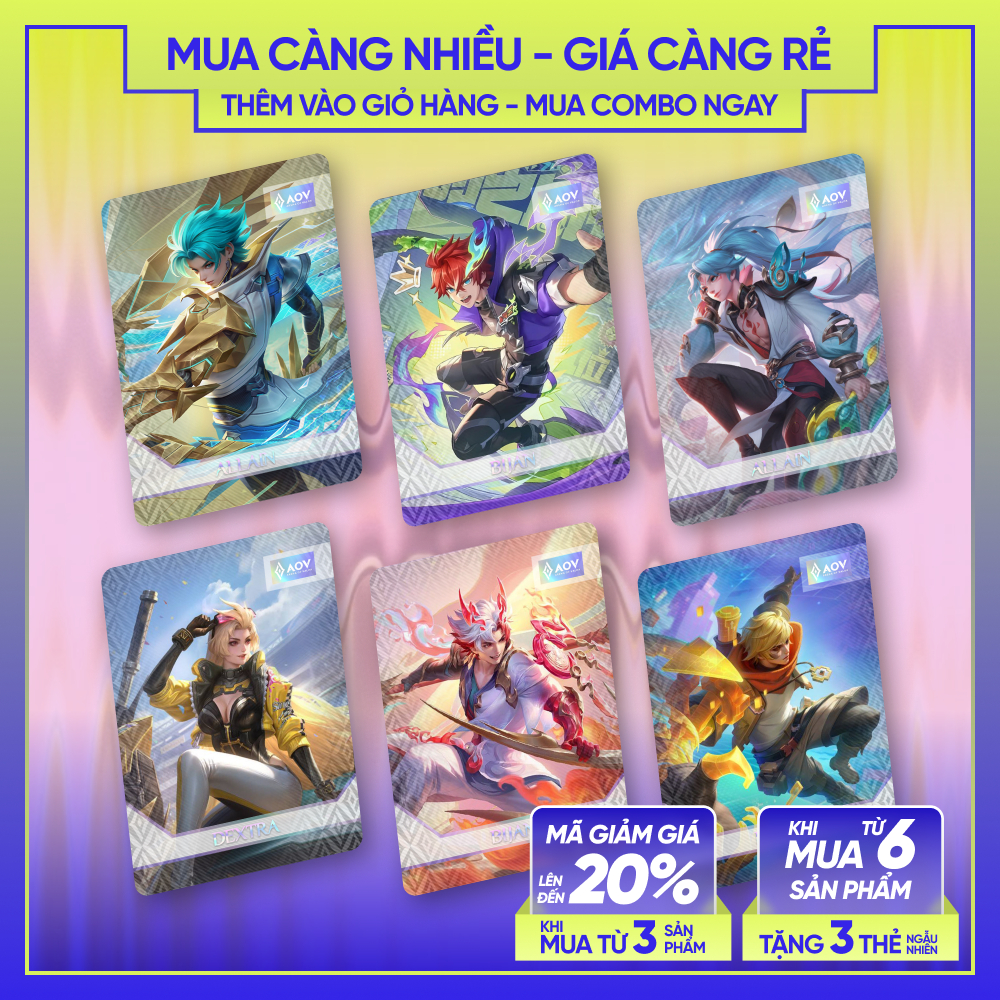 BEST OF AOV |  Allain Dextra Errol Bijan | CARD BO GÓC LIÊN QUÂN MOBILE - ARENA OF VALOR DS