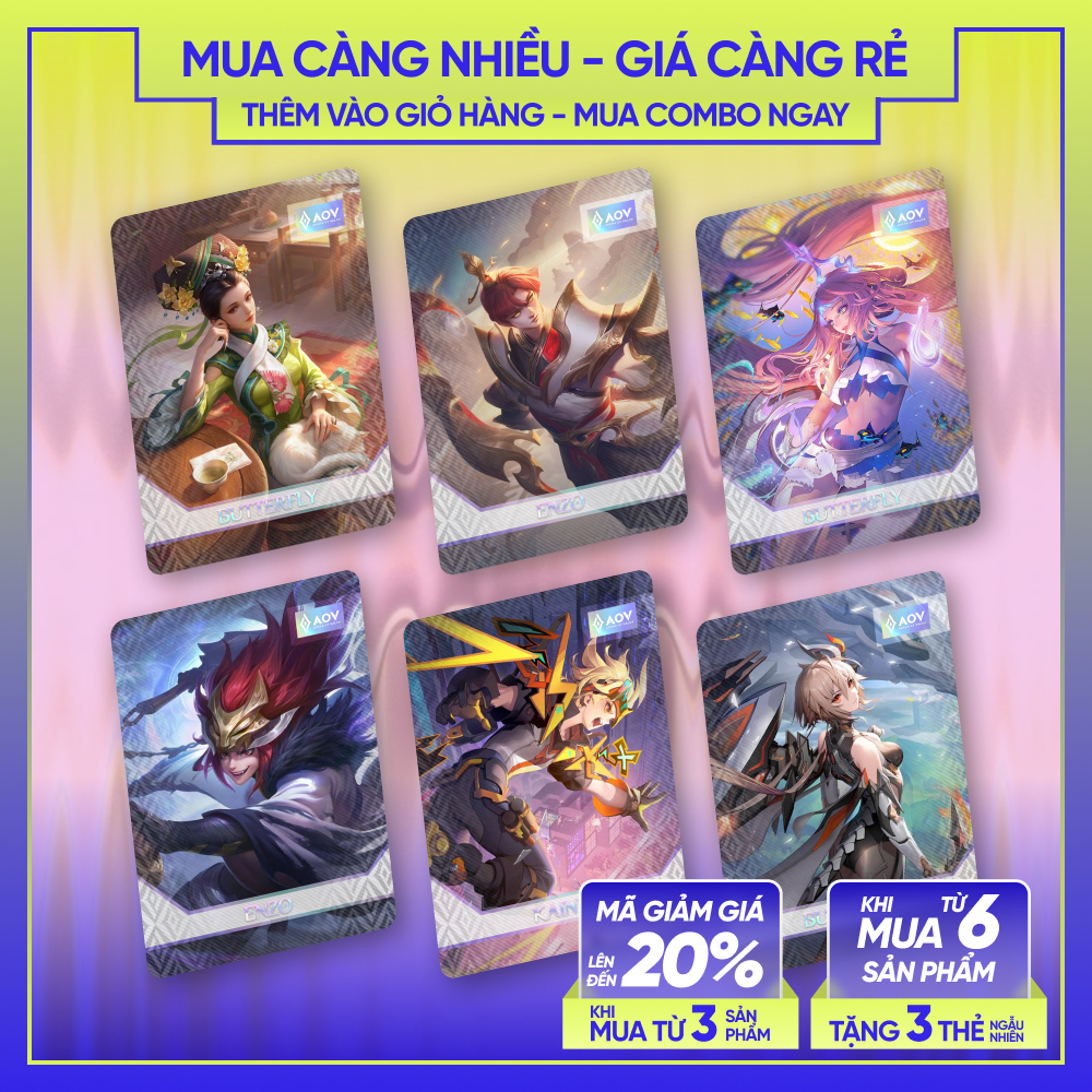 BEST OF AOV | Enzo Kaine Butterfly | CARD BO GÓC LIÊN QUÂN MOBILE - ARENA OF VALOR ST