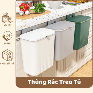 [RẺ VÔ ĐỊCH] Thùng Rác Treo Tủ Có Nắp Lật Thông Minh Đa Năng, Treo Tủ Bếp Nhà Vệ Sinh 12L - SN001