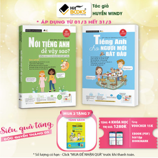 COMBO 2 Sách Nói Tiếng Anh Dễ Vậy Sao & TA Dành Cho Người Mời Bắt Đầu (LẺ/COMBO) - Tặng khóa học HITBOOKS