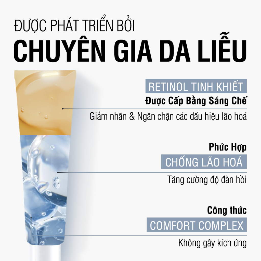 Kem mắt Retinol Chống Lão Hóa Giảm Nhăn Neutrogena® Visible Repair Eye Cream (15g)