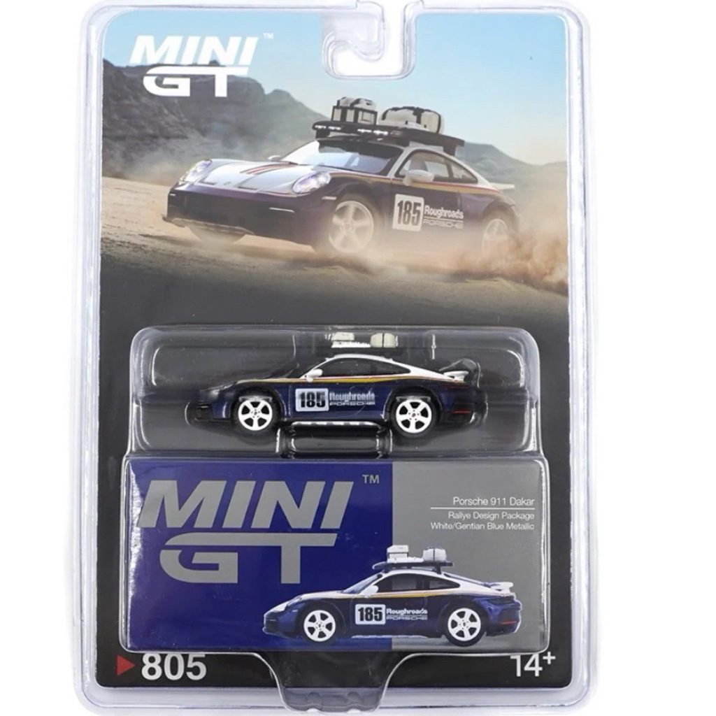 Api Diecast- Minigt #805- Porsche 911 Dakar- Bản Card