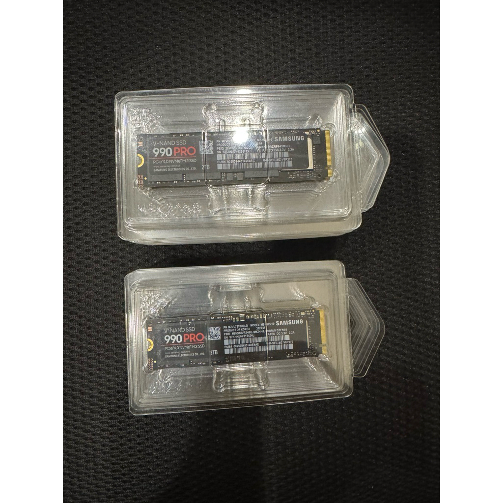 Ssd Samsung 2TB 990 pro new tray ko box