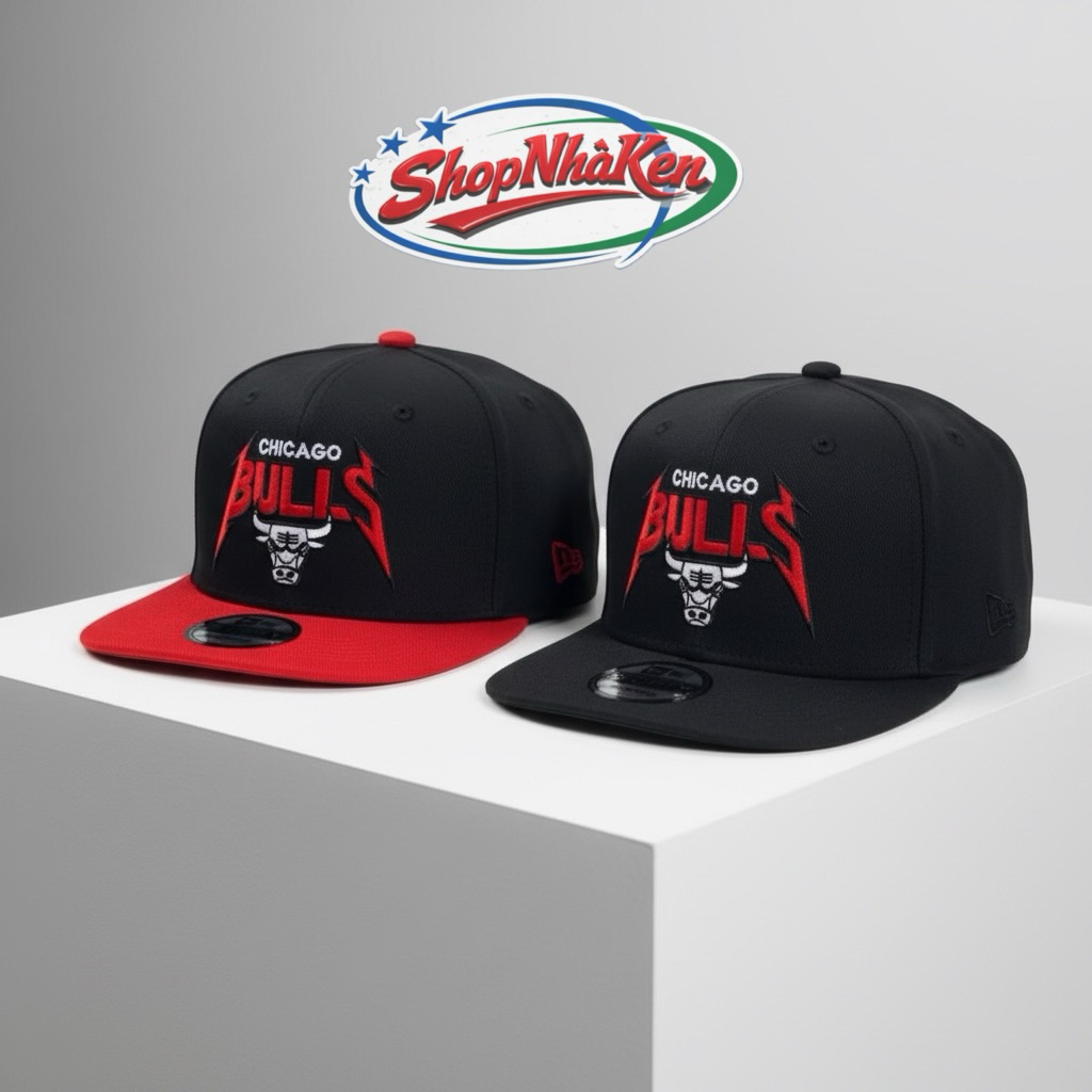 Mũ Snapback CHICAGO BULL – Form Hiphop Thêu Nổi Cao Cấp