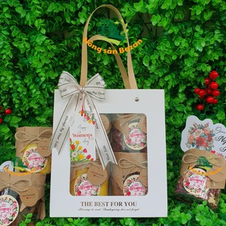 Quà Tặng Sinh Nhật Hạt Dinh Dưỡng Cao Cấp - Set Quà Sinh Nhật Ý Nghĩa Cho Mẹ, Vợ - Hộp Quà Tặng Tinh Tế Trắng4