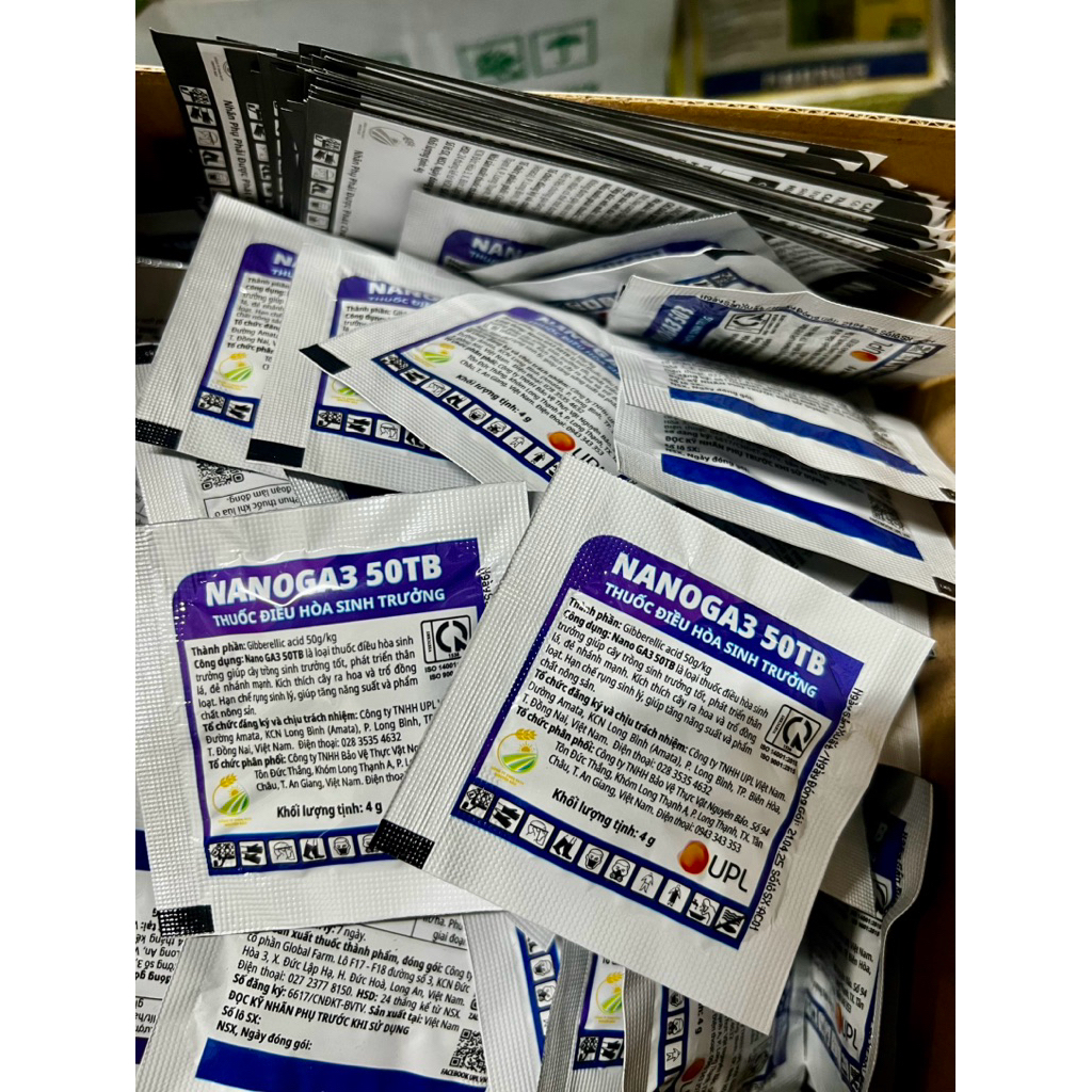 Viên điều hoà sinh trưởng Nano Ga3 50TB 4g