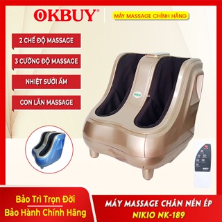 Máy massage chân cao cấp Nikio NK-189 - Matxa bàn chân, bắp chân, giảm tê bì, đau nhức