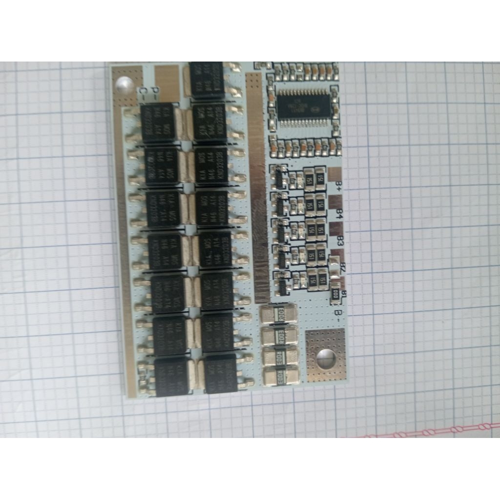 mạch BMS 4S 50A 14.6V hệ pin 3.2V hàng mới loại tốt...