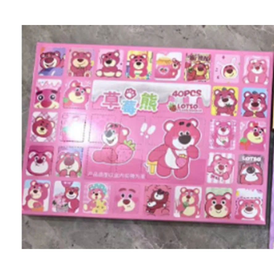 🎁 HIDDEN BOX 40 MÓN ĐỒ CHƠI BÍ ẨN – Kuromi & Gấu Dâu