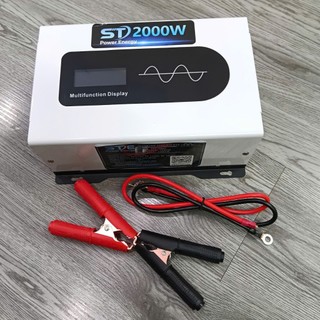 Bộ Đổi Nguồn Điện inverter đa năng 12V-220V Công Suất 2000W STE