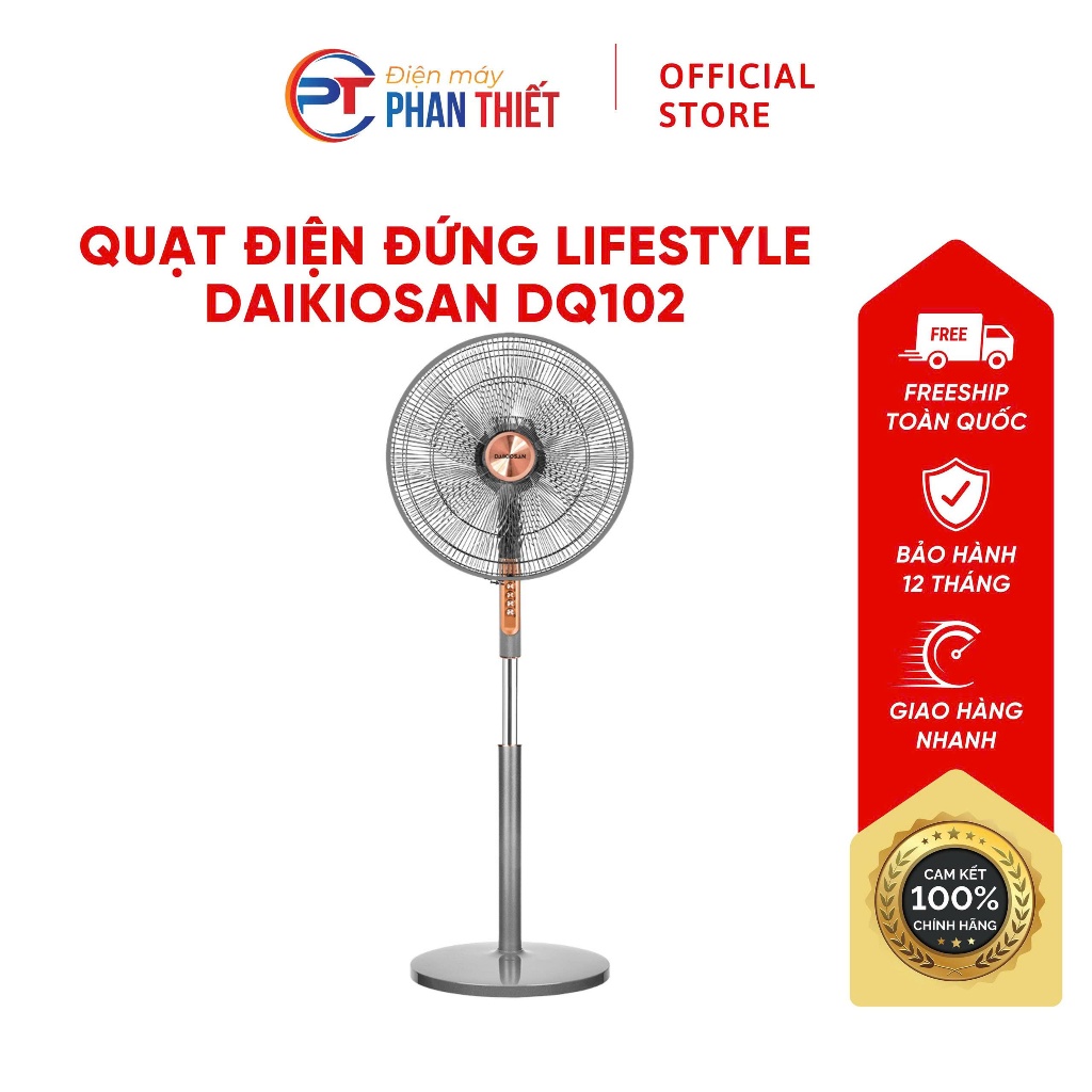 Quạt điện đứng lifestyle Daikiosan DQ102
