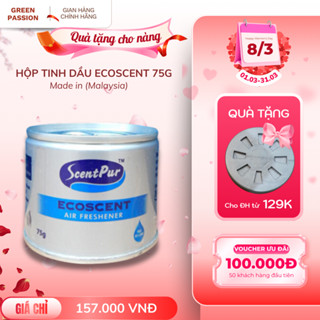 Hộp tinh dầu khuếch tán hương thơm 75g Scentpur khử mùi thơm lâu, mùi hương thơm mát, thư giãn