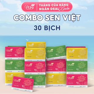 Thùng 30 gói Giấy ăn rút cao cấp POSY LOTUS, Thùng 30 gói 300 tờ 3 lớp, mềm mịn tiện dụng cho mọi gia đình