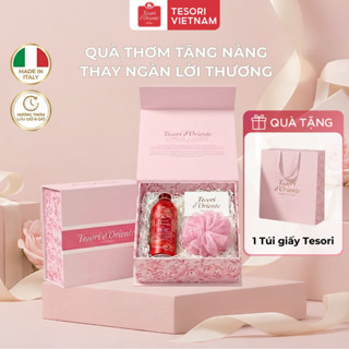 [HOẢ TỐC] Hộp Quà Tặng Sữa Tắm Nước Hoa Tesori d'Oriente Fullsize 500ml Hộp Giấy/Hộp Thiếc & Set Minisize Discovery