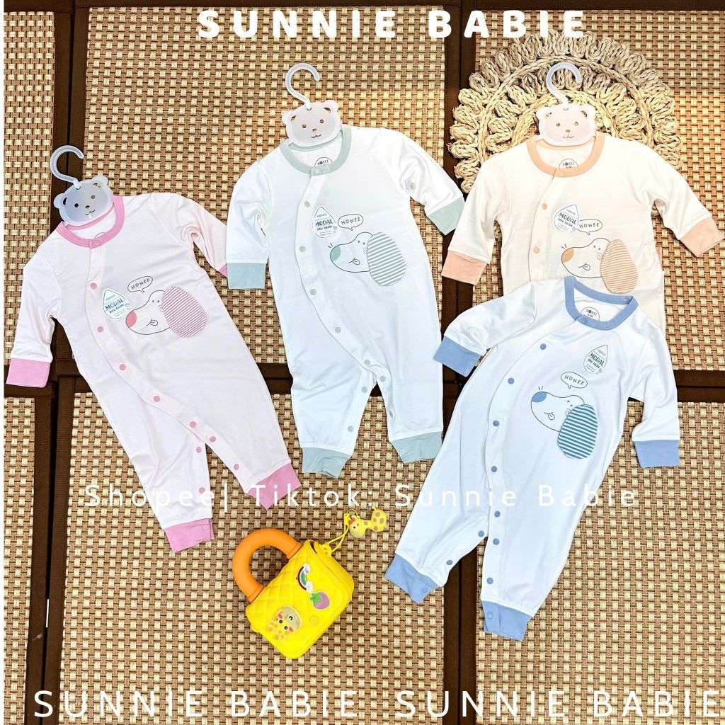 Body hrnee/honee chất liệu Modal dành cho các bé sơ sinh đến 9 tháng tuổi