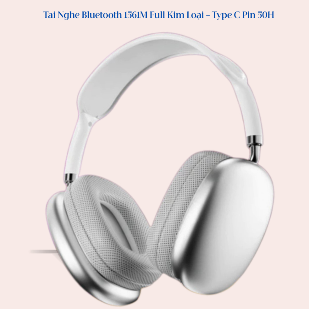 phẩm HeadPhones Chụp Tai Bluetooth 1561M  Hổ Vằn, Âm Thanh Không Gian, Pin 50h, Chống Ồn 50DB - Kết 