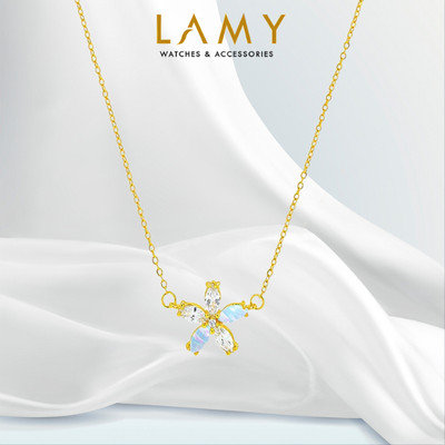 Dây chuyền bạc nữ LAMY Celestial Bloom Necklace Gold 6419