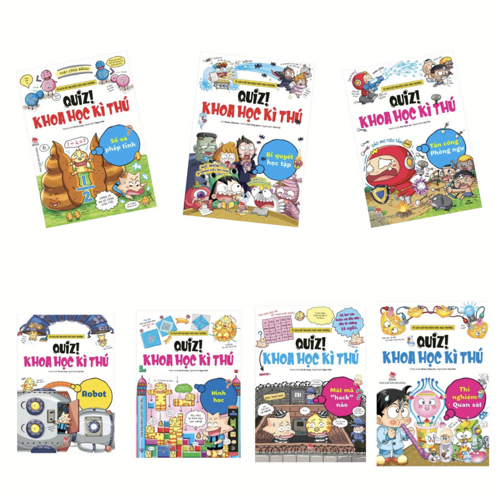 Sách - Quiz khoa học kì thú ( Trọn bộ 45 quyển ) cập nhập mới nhất