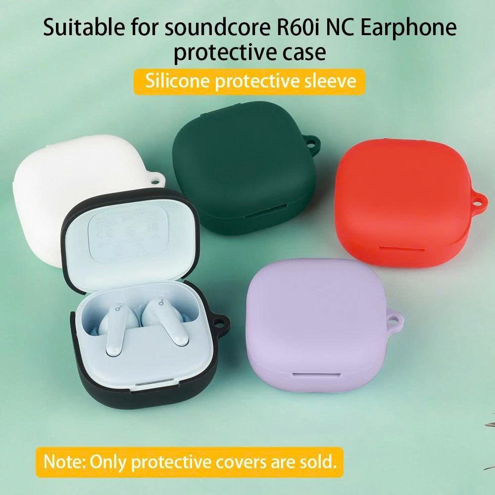 Case Ốp Silicone Bảo Vệ Tai Nghe Bluetooth Soundcore R60i NC Chính Hãng Dành Cho Anker R60i NC