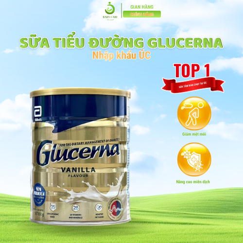 [2027] Sữa tiểu đường Glucerna 850g hàng Úc - Tem Phụ