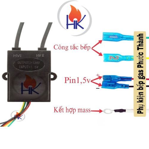 Ic bếp ga âm 2 lò / Ic đánh lửa bếp gas đôi Rinnai