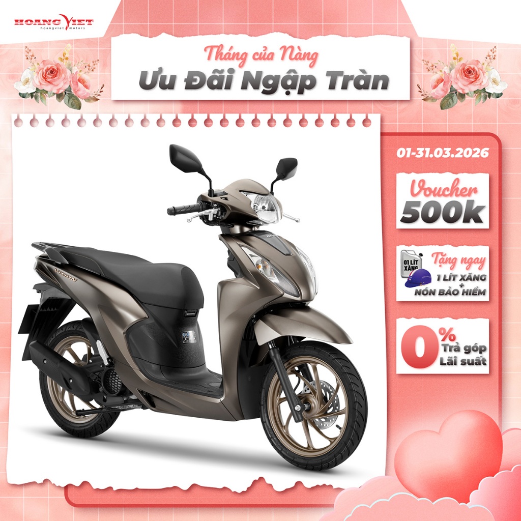 Xe Máy Honda Vision 2026 - Phiên Bản Đặc Biệt