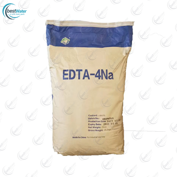 EDTA 4Na – 4Na 99% (edta 4 muối) 25kg/bao Trung Quốc - hạ phèn sắt kim loại nặng