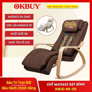 Ghế massage toàn thân Nikio NK-155 - Ghế bập bênh thư giãn, massage nhẹ nhàng, cải thiện giấc ngủ