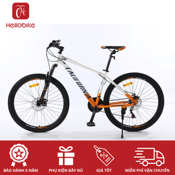 Xe Đạp Thể Thao 27.5 Inch California 370CC – Khung Nhôm Dây Âm Sườn, Shimano 21 Tốc Độ Chính Hãng